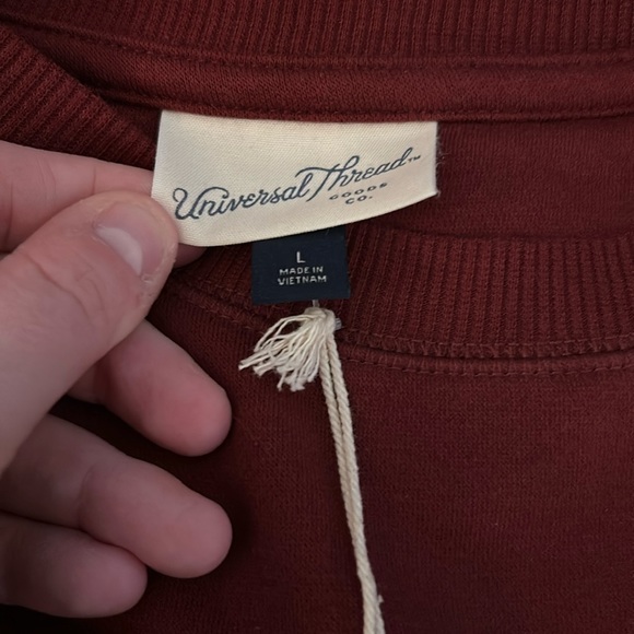 Burgandy Crewneck Sweatshirt - Picture 2 of 5